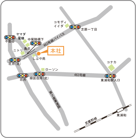 本社地図