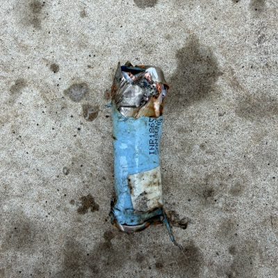 リチウム電池の混入禁止について